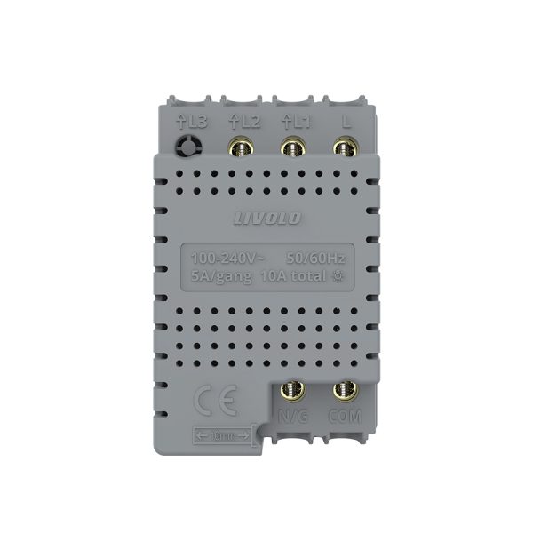Modul Intrerupator Dublu Cap Scara / Cruce Wi-Fi cu Touch LIVOLO, standard italian – Serie Noua