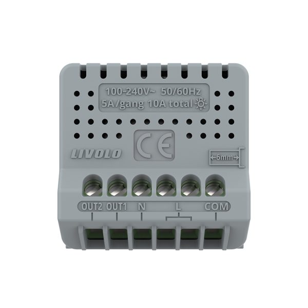 Modul Intrerupator Dublu Cap Scara / Cruce cu Touch LIVOLO – Serie Noua