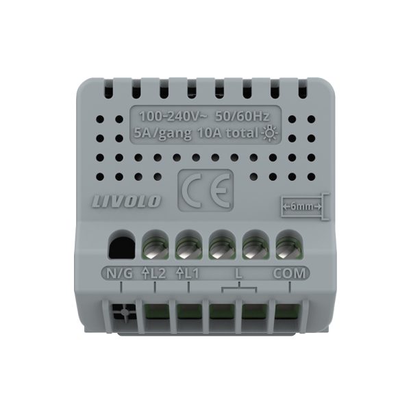 Modul Intrerupator Dublu Cap Scara / Cruce cu Touch LIVOLO – protocol ZigBee, Serie Noua