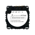 Modul Intrerupator Dublu cu Variator, RF433 cu Touch LUXION
