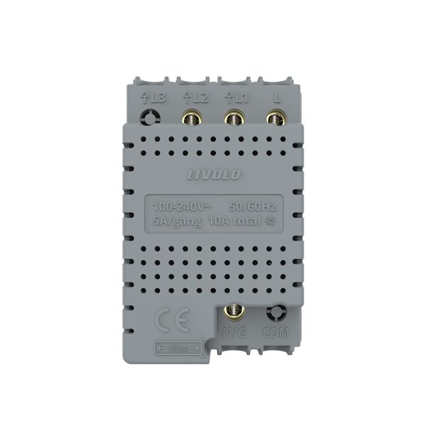 Modul Intrerupator Dublu WIFI cu Touch LIVOLO, standard italian – Serie Noua