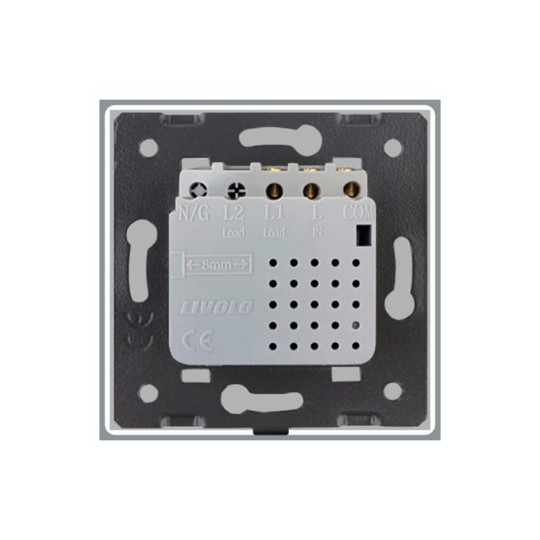 Modul intrerupator simplu cap scara / cap cruce Livolo