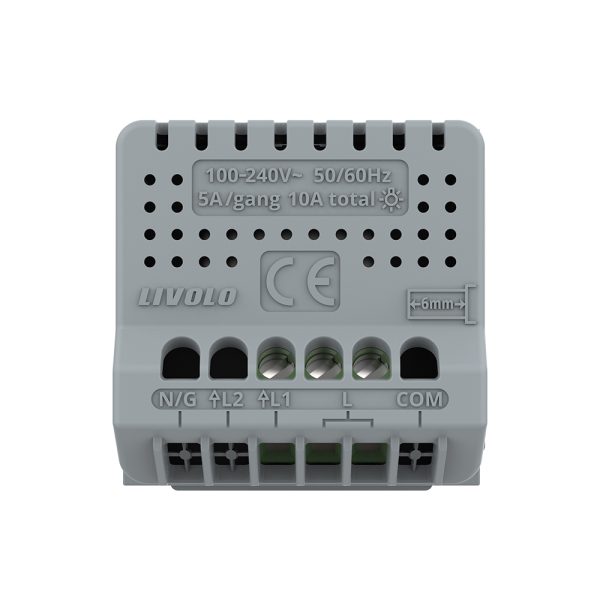 Modul Intrerupator Simplu cu Touch LIVOLO, protocol ZigBee – Serie Noua