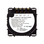 Modul Intrerupator Triplu cu Touch LUXION