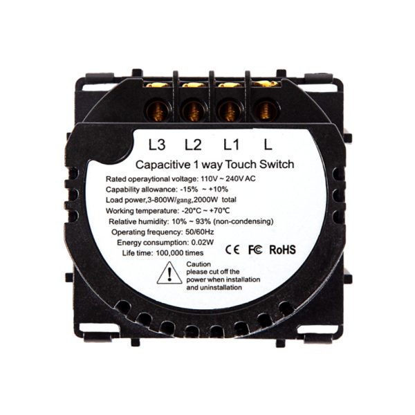 Modul Intrerupator Triplu cu Touch LUXION