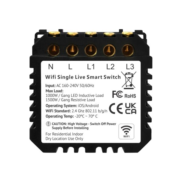 Modul Intrerupator Triplu Wi-Fi cu Touch LUXION
