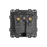 Modul Priza Simpla cu Protectie Fara Rama Din Sticla LUXION