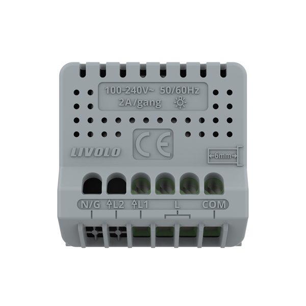 Modul Intrerupator Simplu Cap Scara / Cruce cu Variator Livolo, ZigBee – Serie Noua
