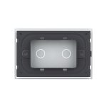 Panou intrerupator dublu cu touch Livolo din sticla, standard Italian – Serie noua