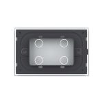 Panou intrerupator cvadruplu cu touch Livolo din sticla, standard Italian – Serie noua