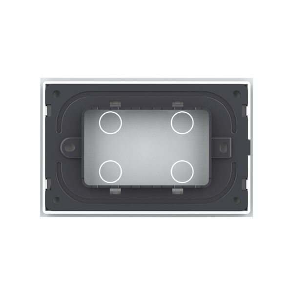 Panou intrerupator cvadruplu cu touch Livolo din sticla, standard Italian – Serie noua