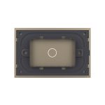 Panou intrerupator simplu cu touch Livolo din sticla, standard Italian – Serie noua
