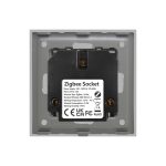 Priza inteligenta pentru perete LUXION Zigbee cu rama din sticla
