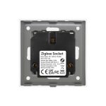 Priza inteligenta pentru perete LUXION Zigbee cu rama din sticla
