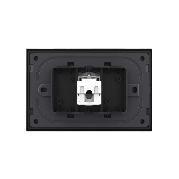 Priza internet Livolo cu rama din sticla – standard italian