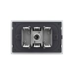 Priza Simpla TV Livolo cu Rama din Sticla – Serie Noua
