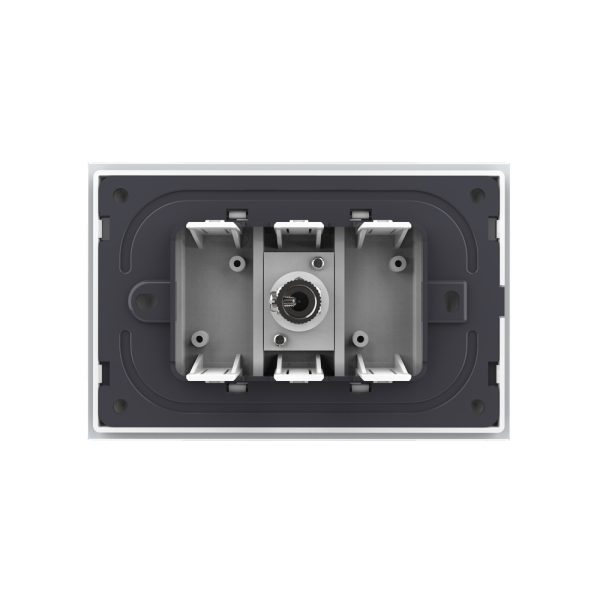 Priza Simpla TV Livolo cu Rama din Sticla – Serie Noua