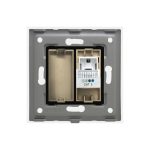 Priza Telefon + Blank cu Rama din Sticla LUXION
