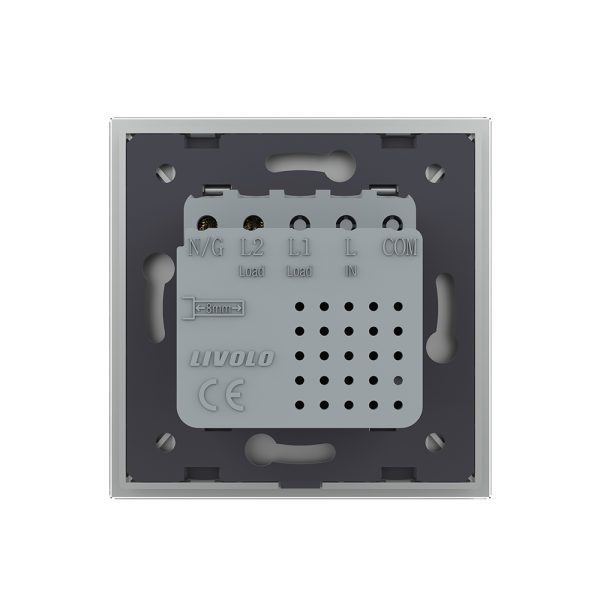Priza USB-A + USB-C cu Rama Din Sticla LIVOLO – Serie Noua
