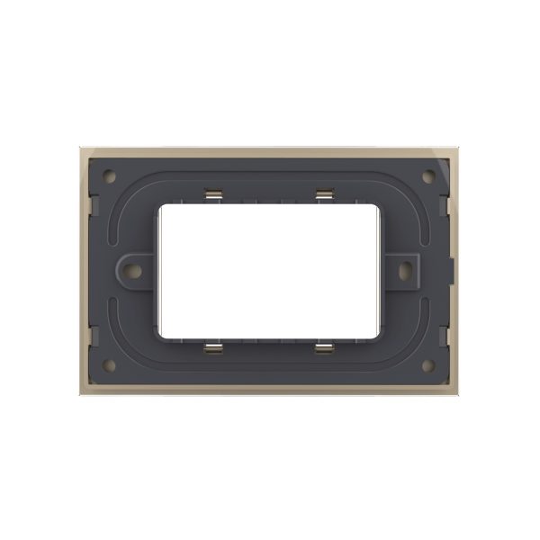 Rama din sticla Livolo standard Italian 3 module – Serie noua