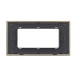Rama din sticla Livolo standard Italian 4 module – Serie noua