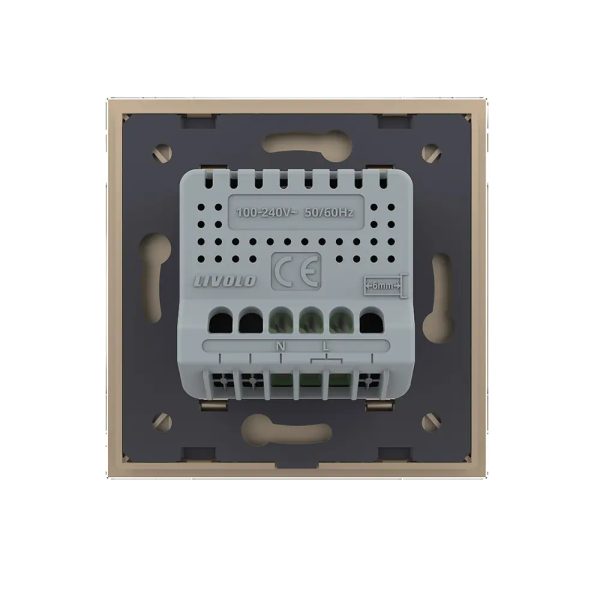Senzor Control Sunet si Lumini Livolo cu Rama din Sticla, Protocol Zigbee
