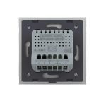 Senzor de Temperatura si Umiditate Livolo cu Rama din Sticla, Protocol Zigbee