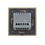Senzor de Temperatura si Umiditate Livolo cu Rama din Sticla, Protocol Zigbee