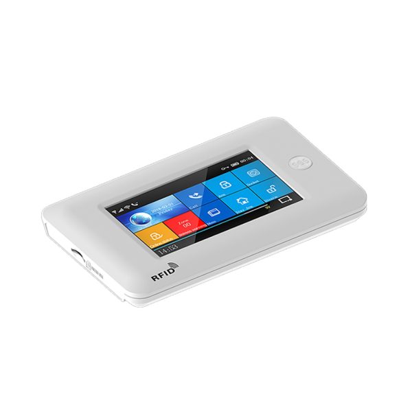 Kit sistem de securitate cu alarma PGST PG-106, Conexiune Wi-Fi & GSM, Control vocal, Display 4.3 inch