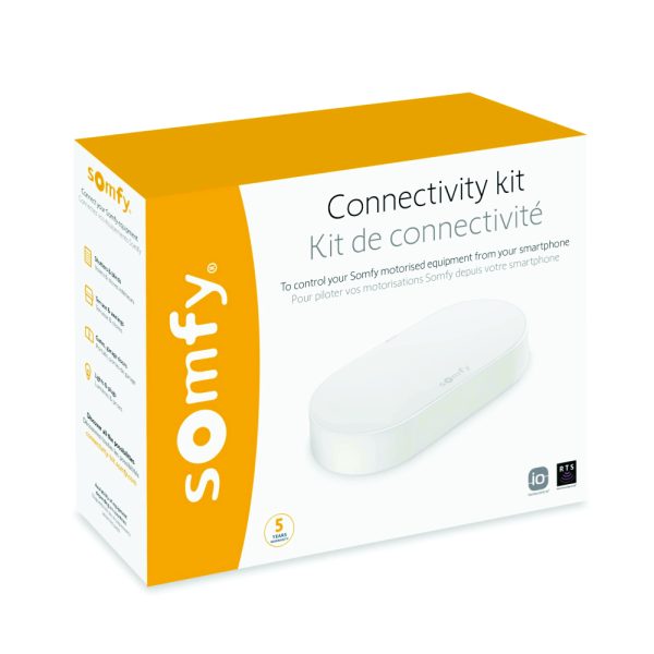 Kit Unitate de control inteligent Somfy Connectivity Kit pentru conectarea echipamentelor pentru locuinta, control vocal si aplicatie pe mobil