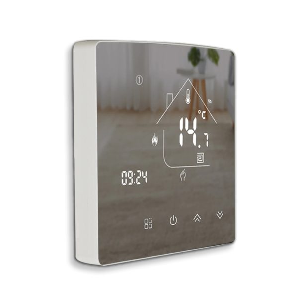 Termostat pentru incalzire termica pe gaz Beok TGR85-WIFI-WPB, Programare, Control aplicatie