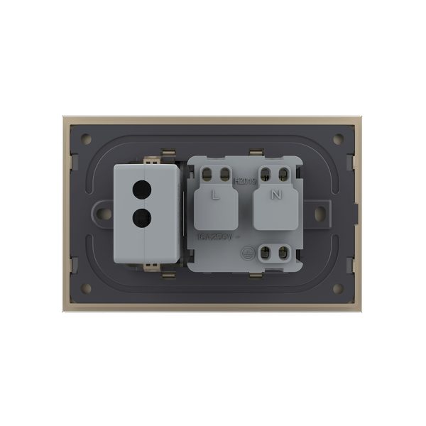 Priza simpla cu USB Livolo standard italian