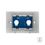 Intrerupator cu touch pentru draperie Livolo din sticla, Standard italian