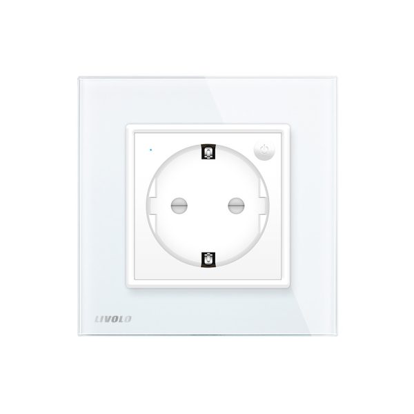 Priza inteligenta pentru perete Livolo ZigBee,16A, Wi-Fi, Compatibil cu Alexa si Google Home