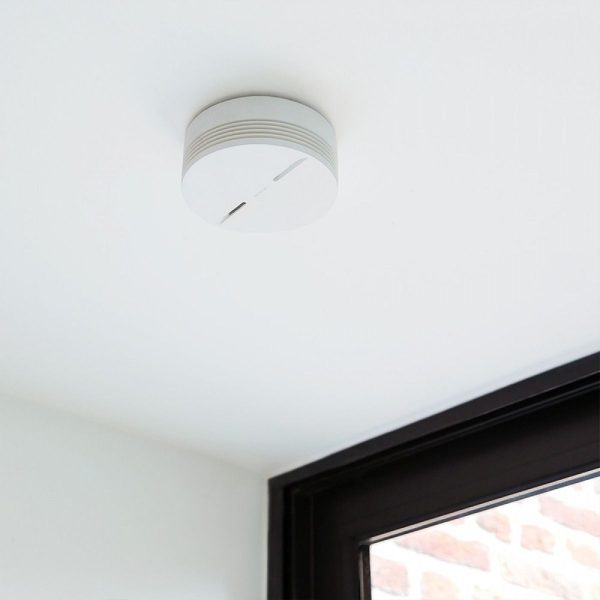 Senzor de fum Netatmo, Wireless, Volum 85 dB, Notificari aplicatie, Functionare fara Hub