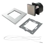 Termostat Wi-Fi pentru incalzirea electrica LUXION cu Rama din Aluminiu