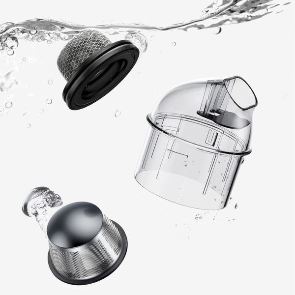 Aspirator auto Baseus Capsule, Wireless, Baterie 2000 mAh, Putere 65 W, Incarcare Type-C