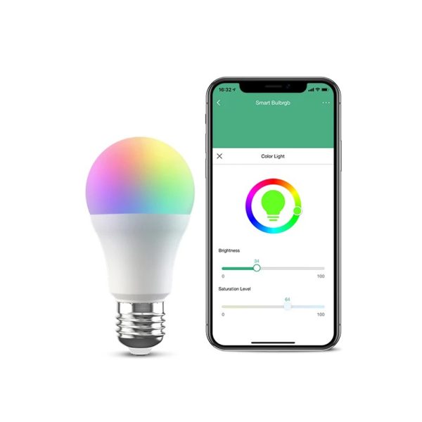 Bec inteligent Wi-Fi, BroadLink LB27, A60, 800 LM, Dimmer, Putere 10W, Control aplicatie
