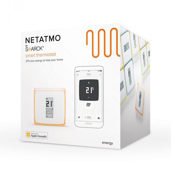Termostat Wi-Fi inteligent Netatmo, Control de la distanta, Programare, Eficienta energetica