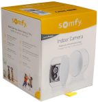 Camera Video HD de interior Somfy Protect, Vedere pe timp de noapte, Zoom de 8x, Compatibil cu TaHoma, Amazon Alexa, IFTTT si Works With Nest