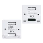 Termostat Wi-Fi Luxion TP608RFW cu receiver pentru centrala termica pe gaz sau electrica, Smart, Programari, Control aplicatie