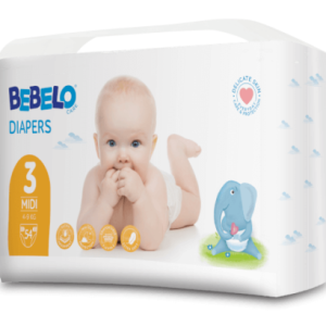 Bebelo Scutece Midi Numarul 3, 54 bucati