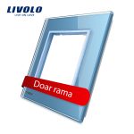 Rama priza simpla Livolo din sticla