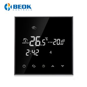 Termostat Wi-Fi pentru incalzirea electrica in pardoseala BeOK TGT70WIFI-EP