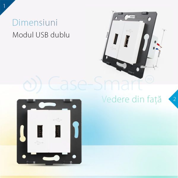 Priza Dubla USB Livolo