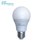 Bec inteligent LED Wireless Homeflow B-5011, E27, 9W (60W), 806lm, RGB, dimabil, Control de pe telefonul mobil