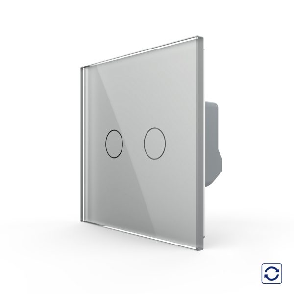 Intrerupator Dublu cu Revenire / Reset cu Touch LIVOLO – Serie Noua