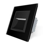 Lampa de veghe LED Livolo cu rama din sticla