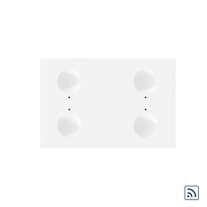 Modul intrerupator cvadruplu wireless cu touch Livolo standard Italian, Serie noua