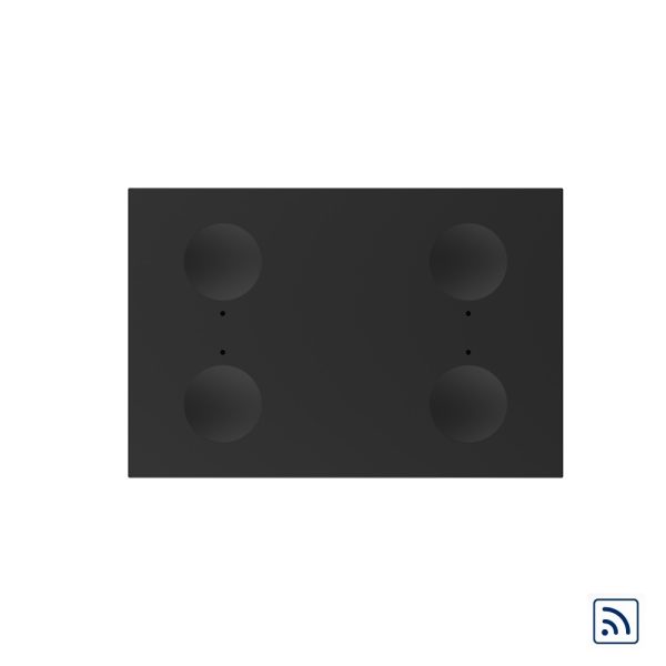 Modul intrerupator cvadruplu wireless cu touch Livolo standard Italian, Serie noua